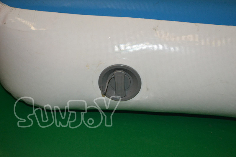 8x6m air floor gymnastics mat valve