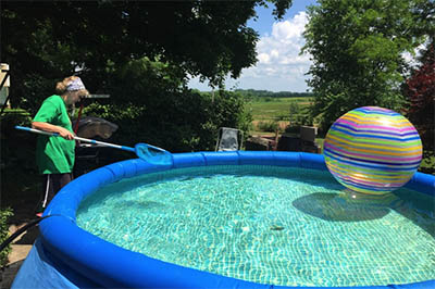 inflatable pool care