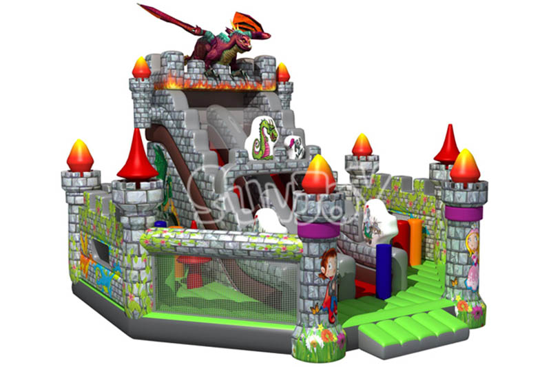 dragon castle playground new design dragon castle playground new design