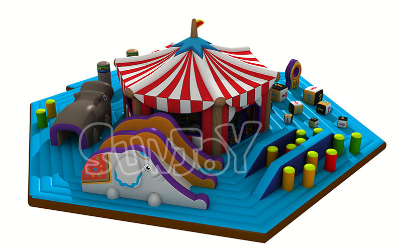 happy circus playground inside games