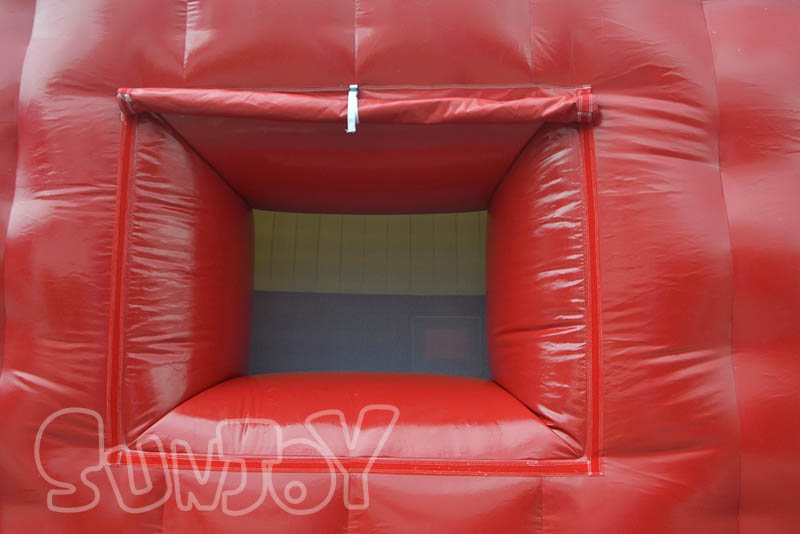 giant inflatable dome tent window