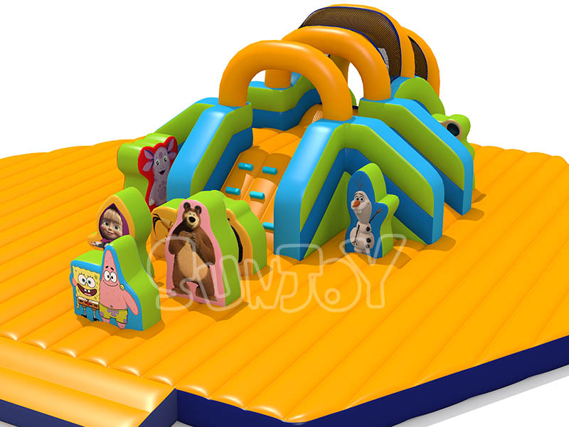 cars slides playground inside details 1