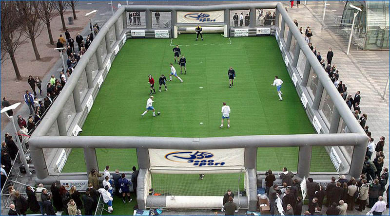 inflatable football field