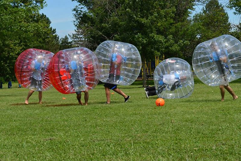 bubble soccer game