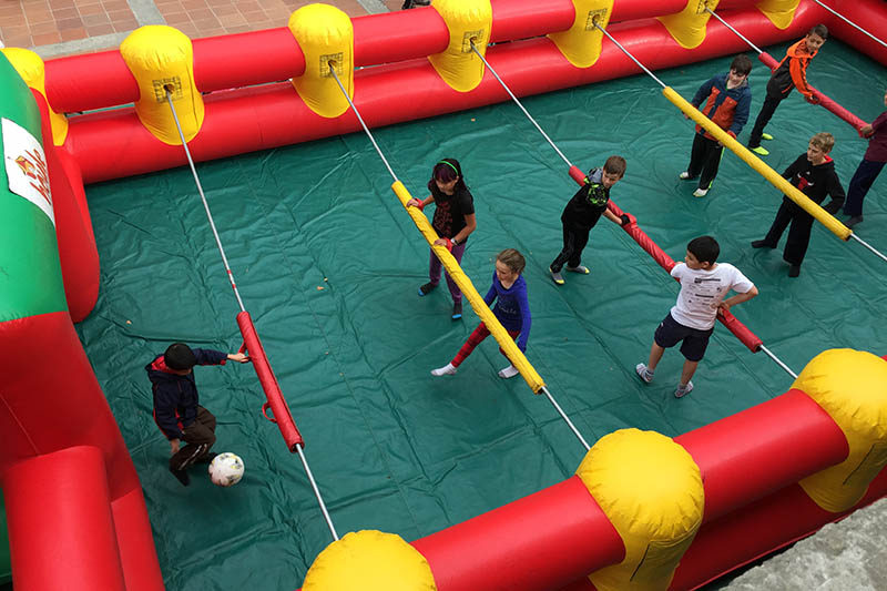 human foosball inflatable