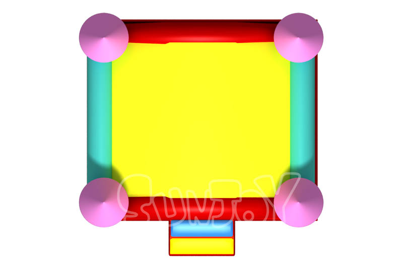 mickey mouse bouncy castle top view