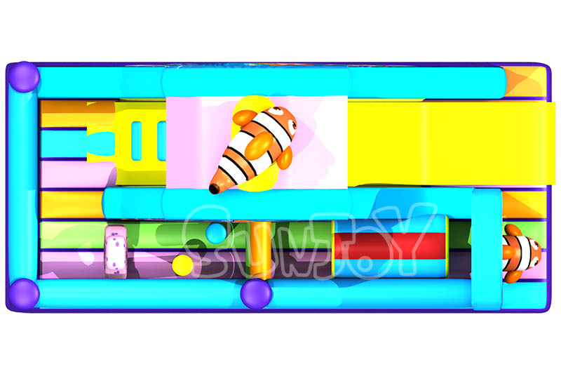 clown fish bouncer combo top view clown fish bouncer combo top view