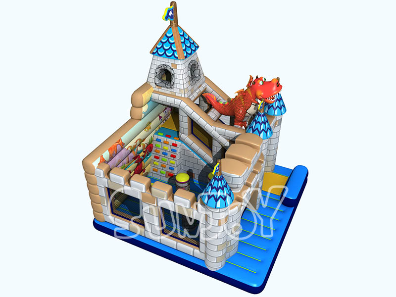 dragon bouncy castle combo for sale