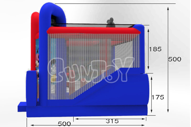 Disney bounce house combo for sale