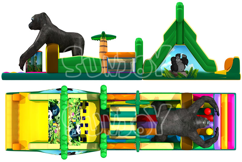 Gorilla Disorder Obstacle Course Design Picture