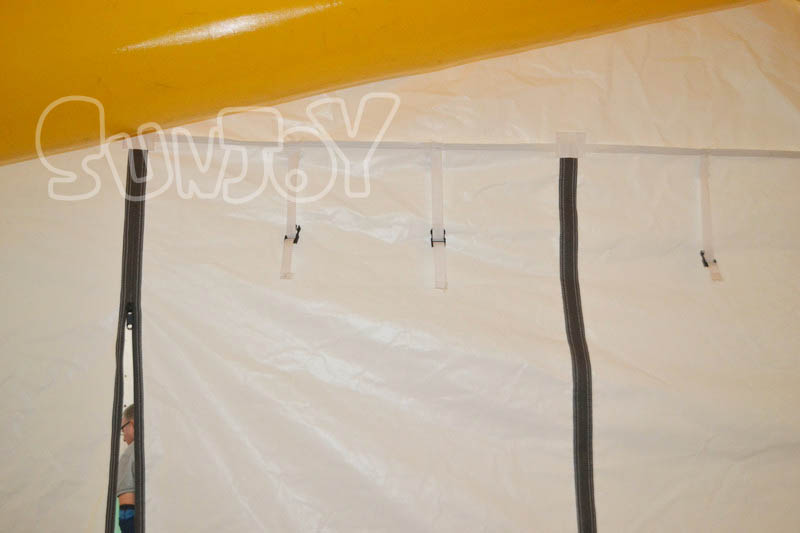 20x15 airtight tent zippering door