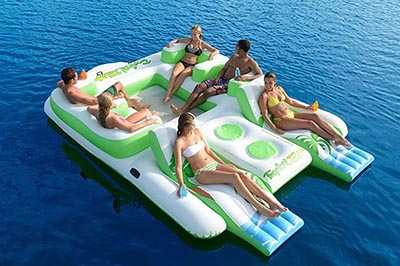 multi-person floating inflatable lounge multi-person floating inflatable lounge