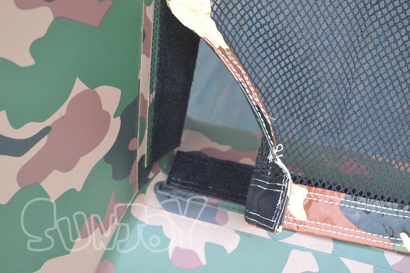 camouflage tent velcro straps