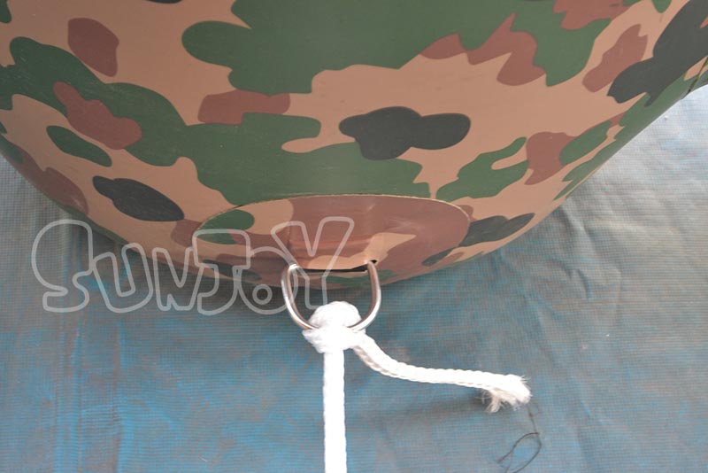 camouflage tent bottom D-ring