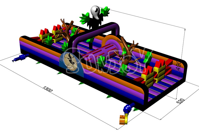 ghost thicket inflatable obstacle