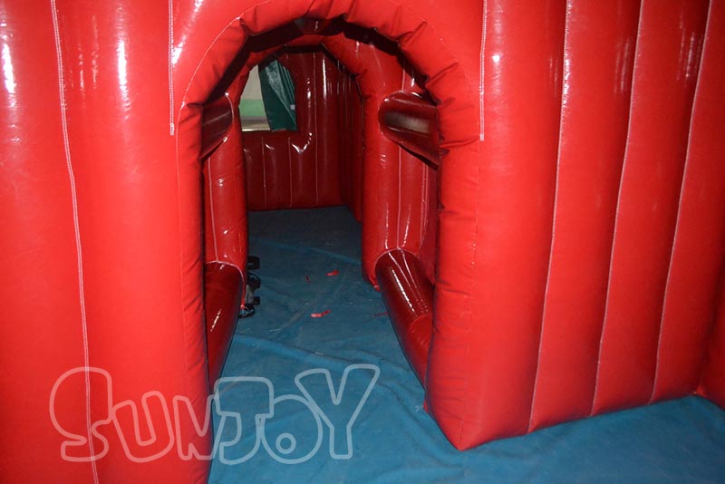 Christmas advertising inflatable tent inside