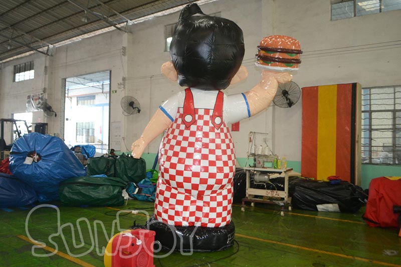 big boy inflatable cartoon back side