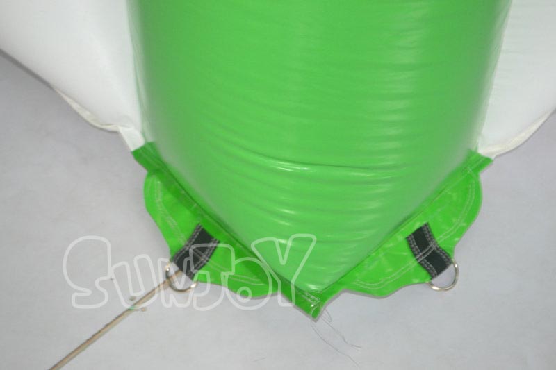 inflatable bag anchoring plates