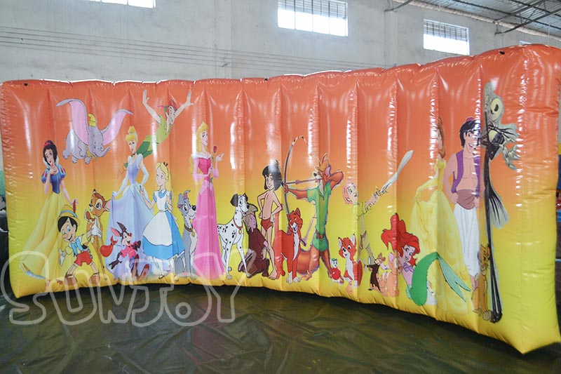 inflatable wall disney theme