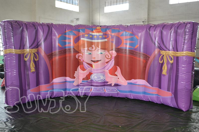 inflatable wall witch theme