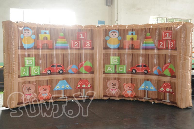 inflatable wall toys shelf theme