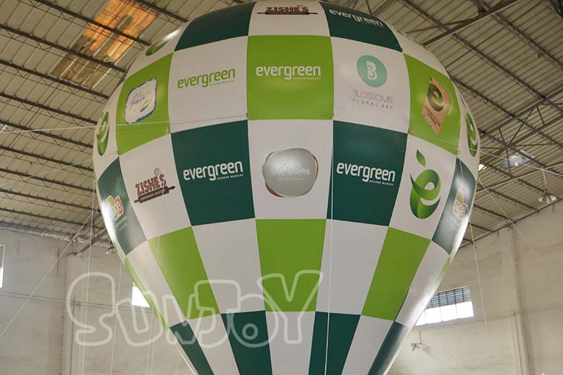 20' hot air advertising balloon printing