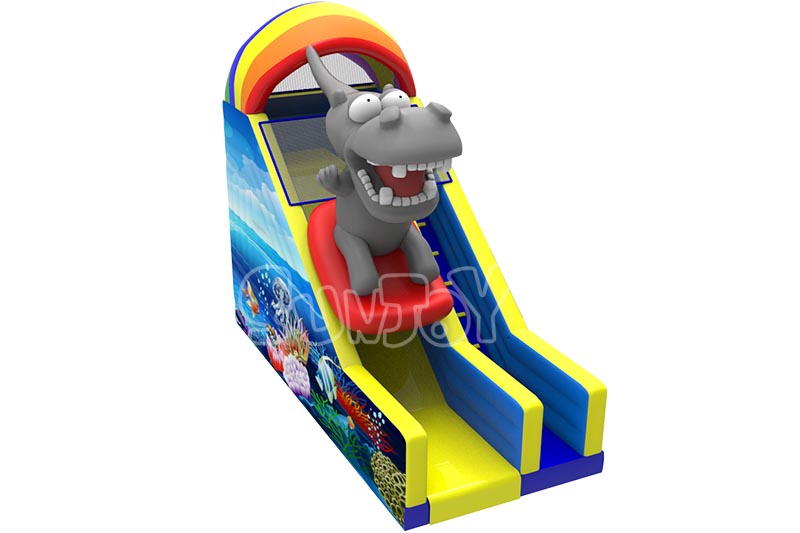 inflatable cartoon slide for sale