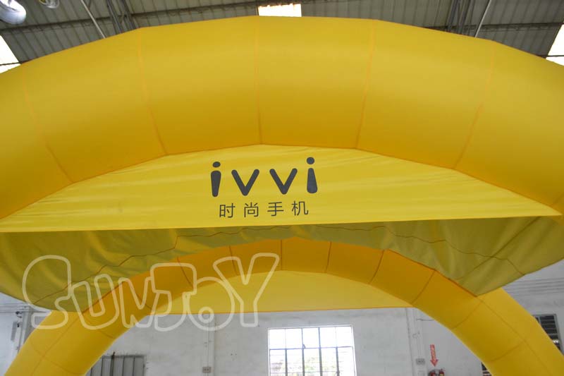 inflatable arch tent advertising banner