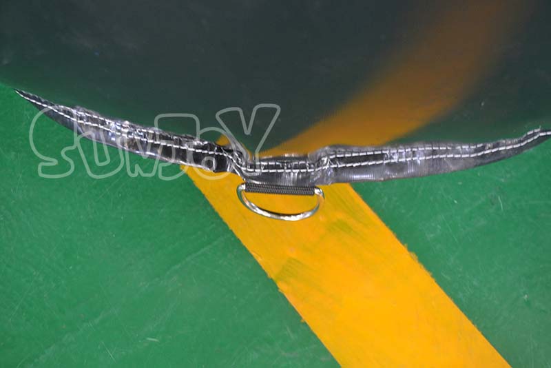 advertising arch bottom anchoring D-ring