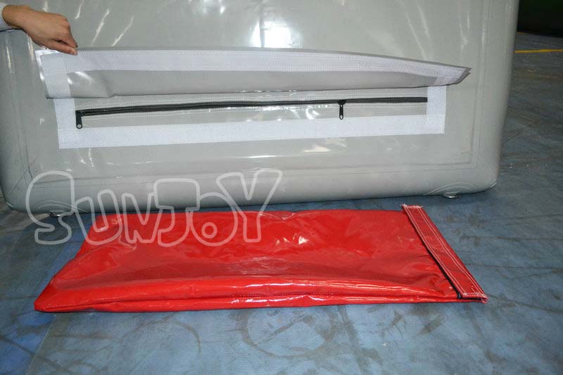 inflatable billboard deflation zipper and storage bag