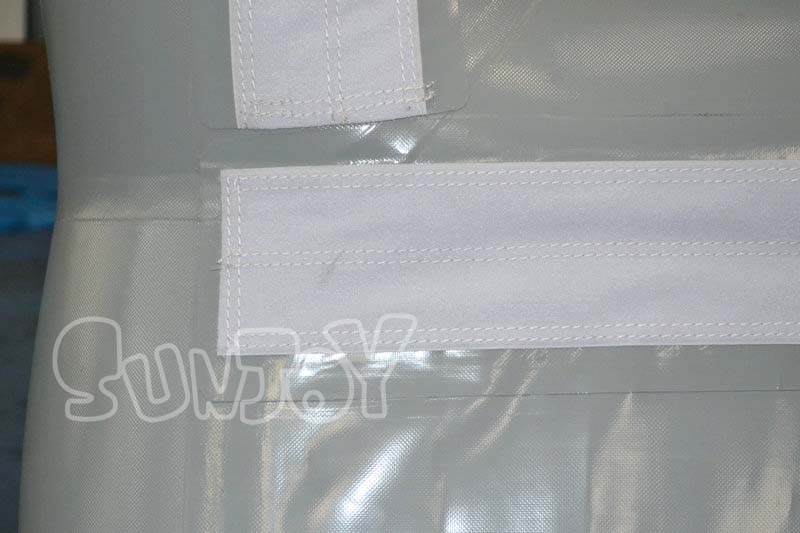 wider Velcro straps for banner