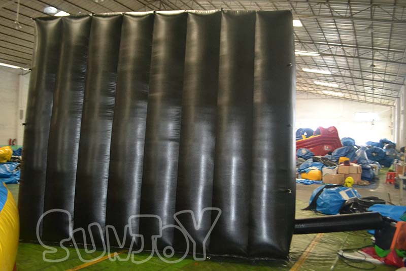 black inflatable advertising board