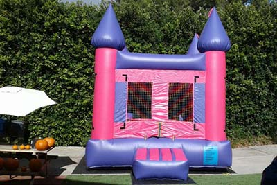pink bouncy castle for rental business