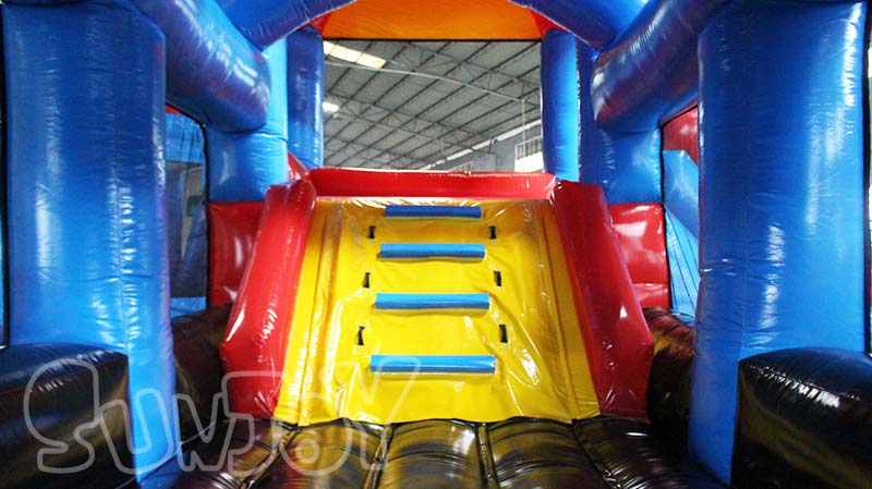 Thomas the train bounce house combo climbing