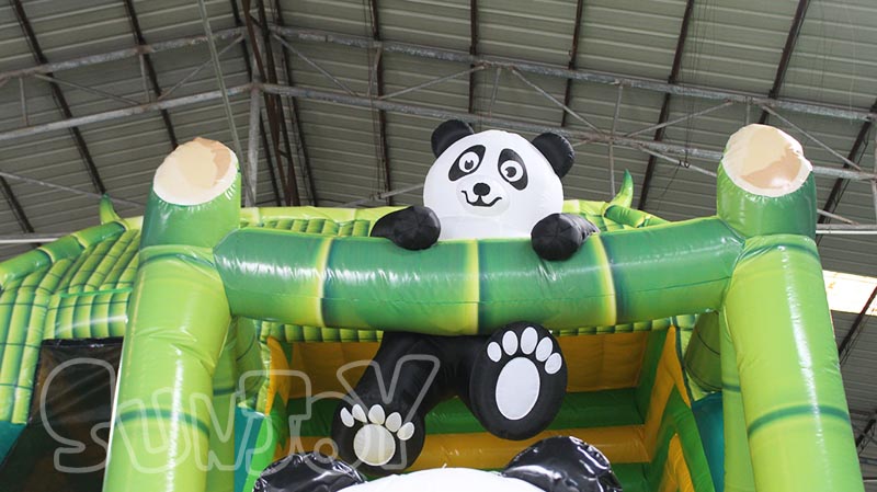 panda inflatable slide cartoon 2