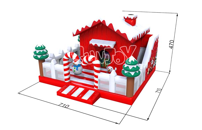 Christmas inflatable bouncer dimensions