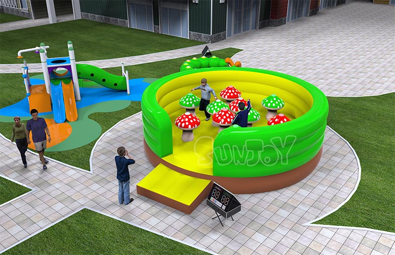 interactive mushrooms bounce house for sale