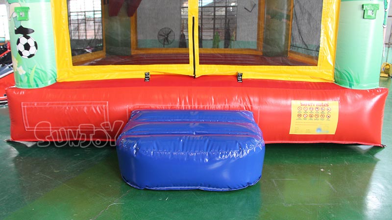 sports bounce house entrance