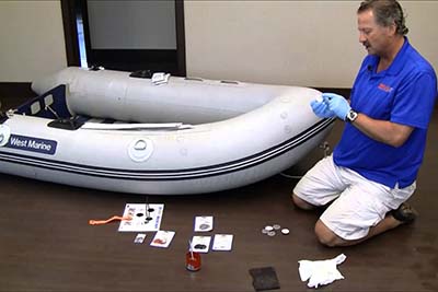 inflatable boat repairing