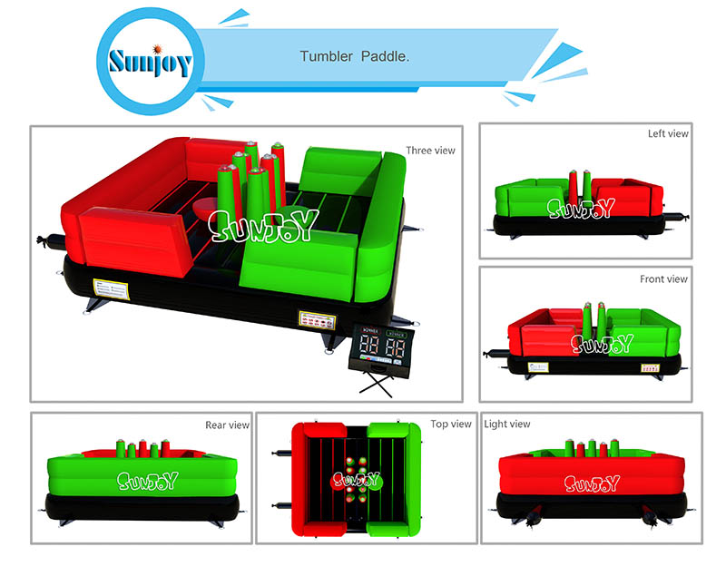 tumbler paddle inflatable game designs