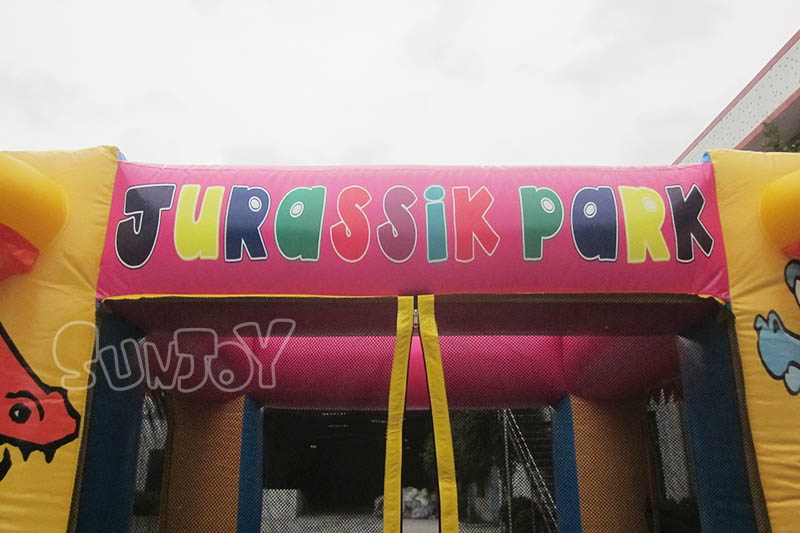 Jurassic Park bouncy house top part