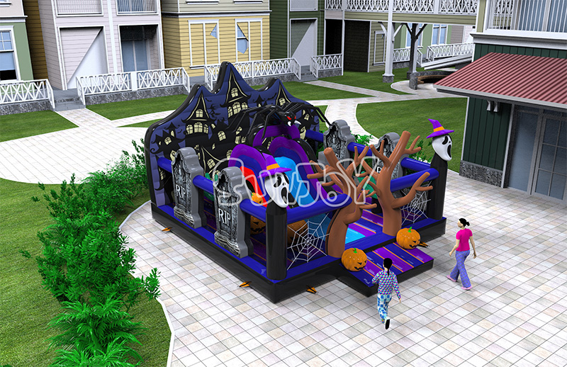 Halloween inflatable amusement park Halloween inflatable amusement park