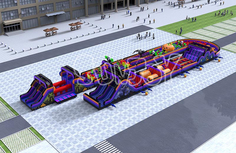 Halloween inflatable obstacle course Halloween inflatable obstacle course
