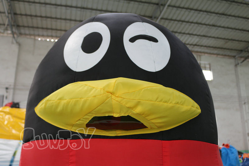 penguin inflatable costume details 1
