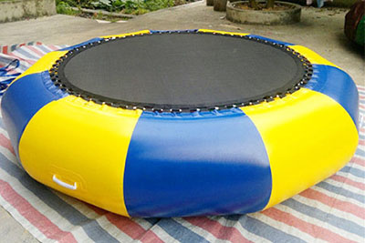 inflatable water trampoline inspection
