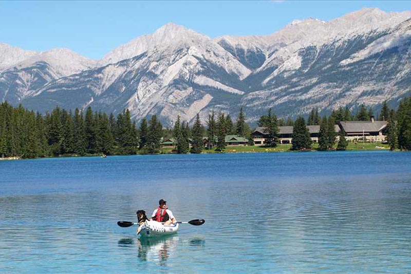 kayaking in winter