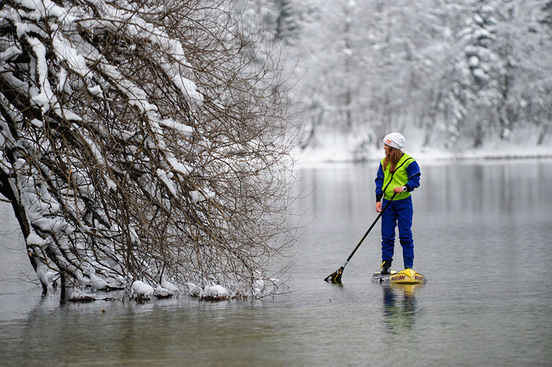 dress for cold weather paddling