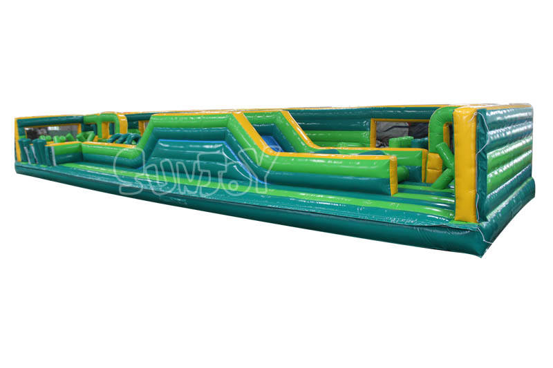 green inflatable amusement park part 1