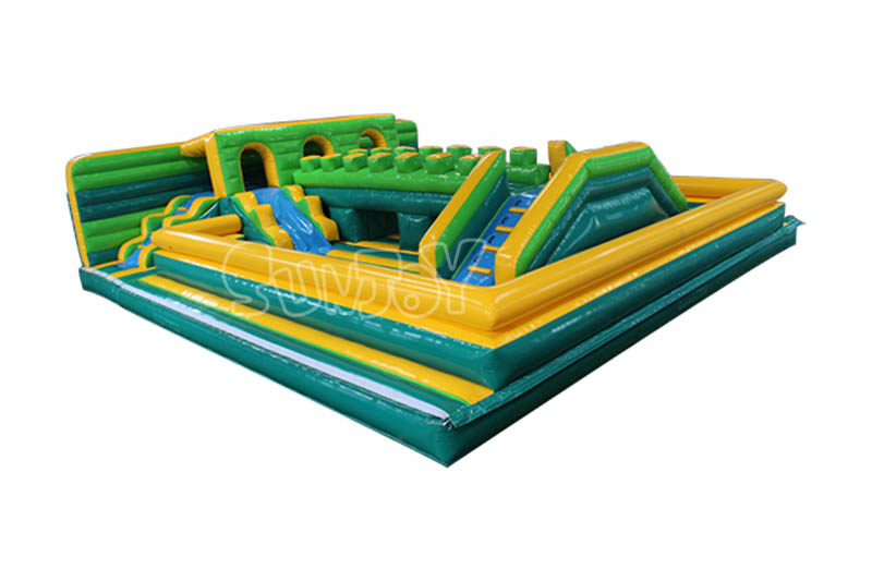 green inflatable amusement park part 3