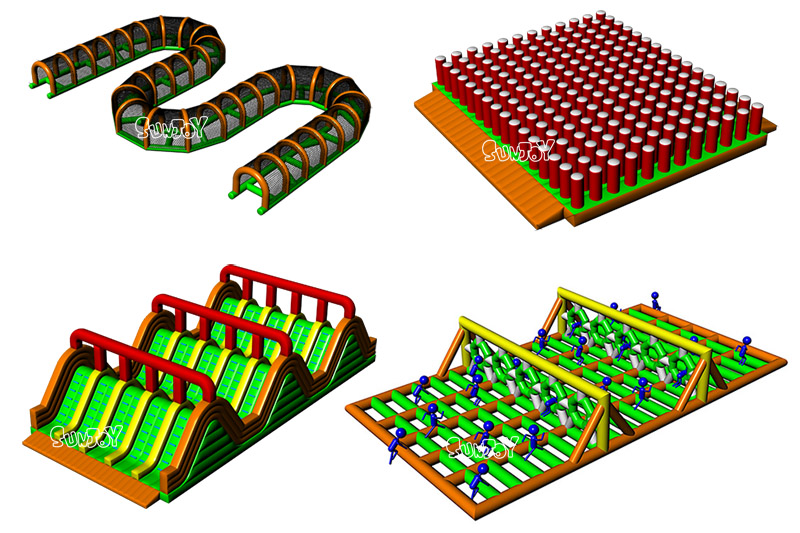 custom inflatable obstacles part 1